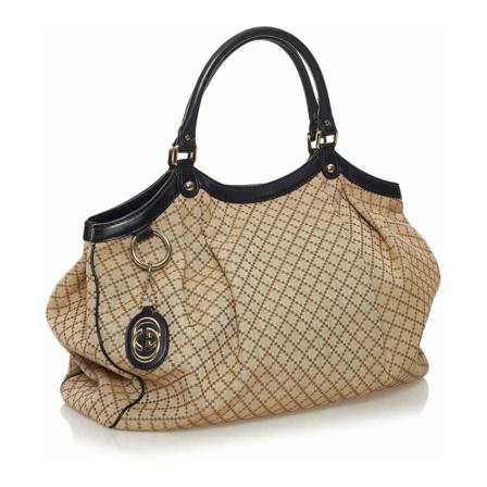 Gucci Vintage, Pre-owned Shoulder Bag Bruin, Dames, Maat:ONE Size
