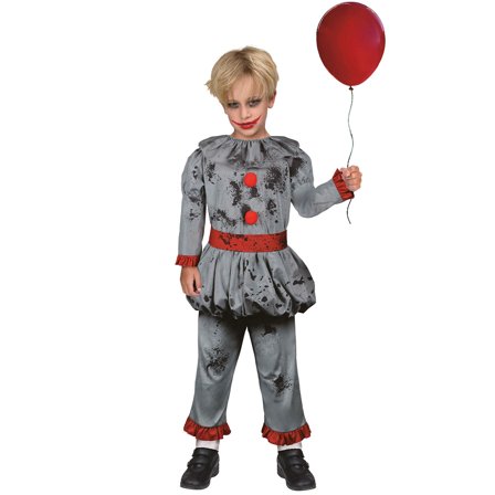 Läskig Clown Maskeraddräkt Barn