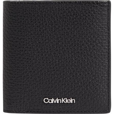 Calvin Klein Pung Minimalism Sort, Herre Punge og Kortholder, Størrelse: ONE Size