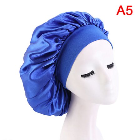 Muoti Big Size Satin Silk Bonnet Sleep Night Cap cover