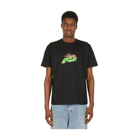 Stüssy T-Shirts , Zwart , Heren , Maat: XL
