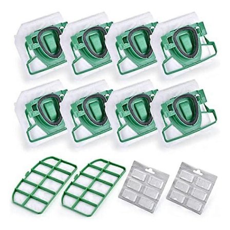 För Vk200 Fp200 S För Vorwerk Kobold Pölynimuripussi Vaihtosuodatin 8 Vk200 Pussia+2 Hepa