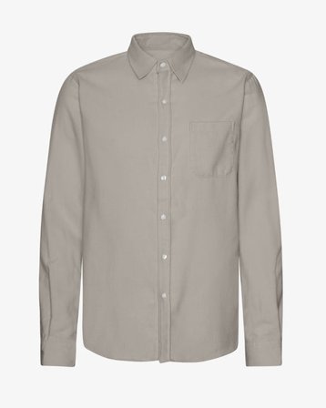 Organic Flannel Shirt - Storm Grey - Male - 2XL