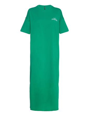 Onlmay S/S Over Print Dress Box Jrs Green ONLY