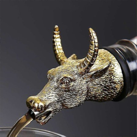 Zinklegering Hjort Elg Vin Hælder Prop til Bar, Restaurant, Olie & Eddike Brug