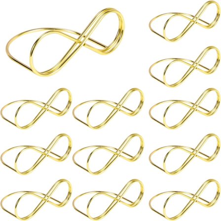 12 stk. bordkortholdere, bordnummerholdere i metal, bordkortholdere