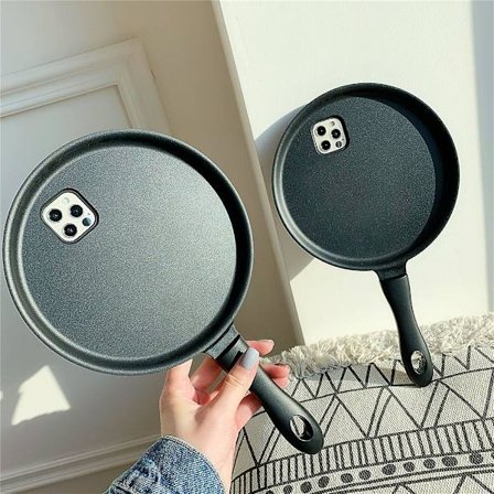 Roligt 3d Stekpanna Case För Iphone 15 Pro Max/15 Pro/15 Plus/15 Stekpanna Creative Phone case