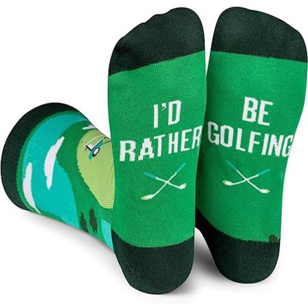 Jeg vil heller spille golf sokker - morsomme sokker - Varme tykke sokker for menn og kvinner - morsomme sokker - morsomme sokker menn 41 46 - morsomme