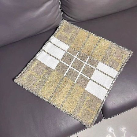 45x45cm H-bokstav Ull Kasmirs Örngott Våningssäng Soffa Flygplan