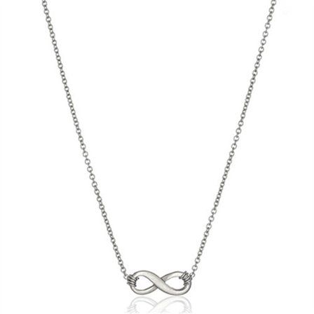 Mode Enkelt Infinity Symbol Halsband Dam Guld Krage Dam Uttalande Smycken Alla Hjärtans Dag Present