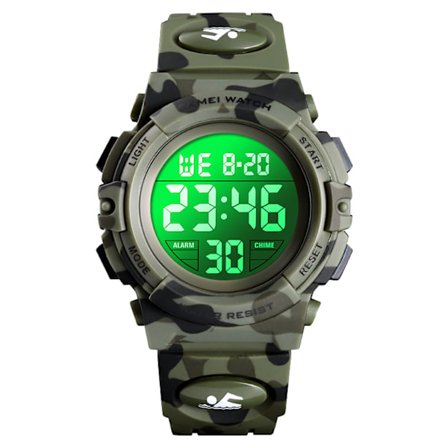 #Chronograf Børneur #Digital Sport Multifunktion Chronograf#