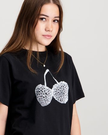 Sofie Schnoor ZenaSY T-shirt Sort T-shirts Pige - Kids Brand Store