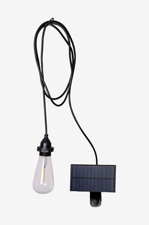Star Trading - Solcellslampa solcellsladd set E27 - Svart - Solcellslampor - Från Homeroom