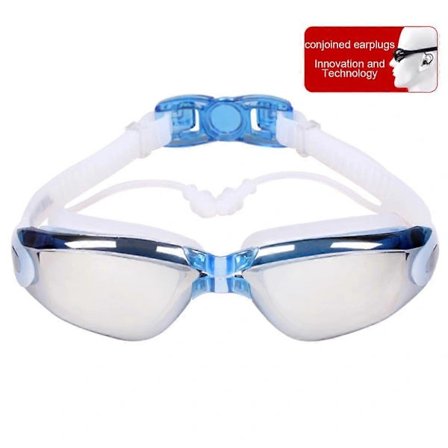 Klara Komfortable Svømmebriller UV- Anti-dug Svømmebriller Spejl Voksen & Børn GS_tfrf