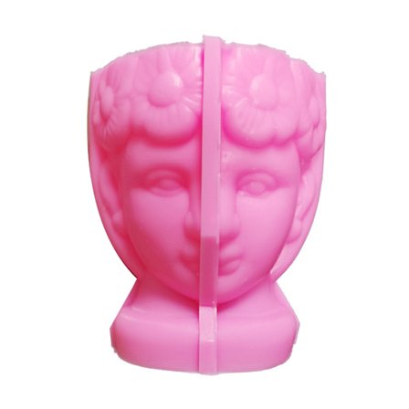 Människan för huvudet Betong Silikon Form Suckulent Blomkruka Lera Cement Molds DIY Hemmaträdgård Blomkrukor Form