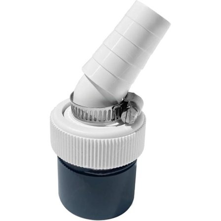 Adapter för avloppsslang till tvättmaskin med metallklämma, kompatibel med Ø40 mm slang u0026 Ø18-23 mm inlopp, 1-delat set