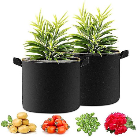 3x30l Plantepose Kartoffelpose Plantepose Lavet Af Non-woven Stof Style7