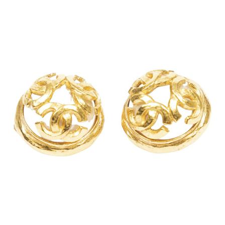 Chanel Vintage Pre-owned Jewellery , Geel , Dames , Maat: ONE Size Vintage Sieraden