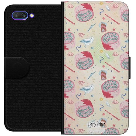 Kompatibelt Plånboksfodral till Honor Honor 10 Harry Potter Mönster Hogwarts Magi