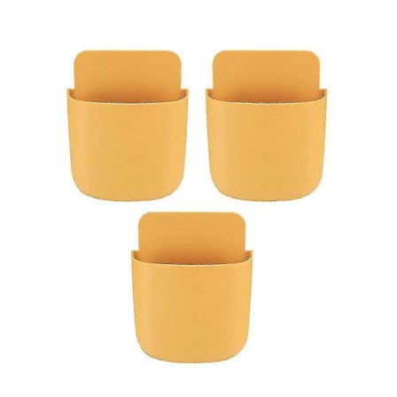 Fjernkontrollholdere Veggmontert, Selvklebende Fjernkontrollholder, Oppbevaring Mobiltelefon TV Fjernkontrollholder, 3 stk. D-