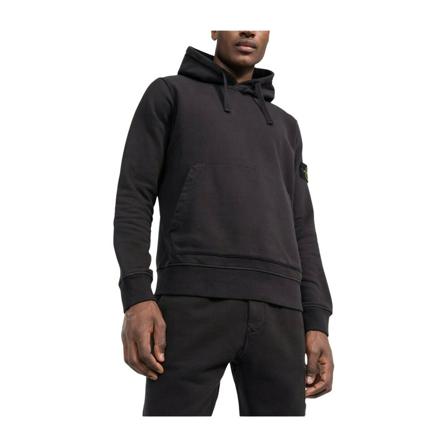 Stone Island, Sweatshirts & Hoodies Zwart, Heren, Maat:S