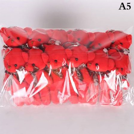 12 st/lot mjuka fyllda björn plyschleksaker mini nalledockor A4