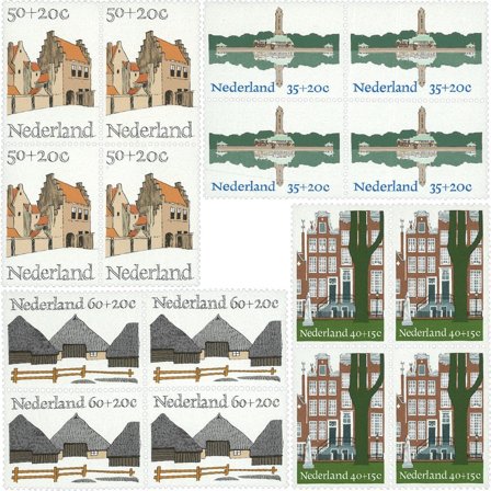 Holland 1975 - NVPH 1068-1071 - 4-blokke - Postfrisk