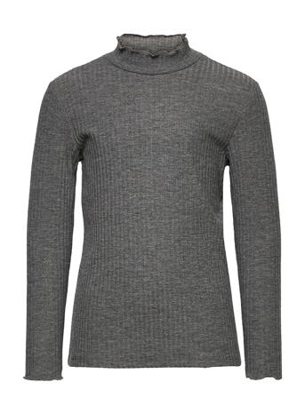 Kognella L/S High Neck Top Jrs Grey Kids Only