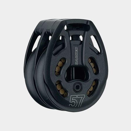 Harken 57mm Aluminum Double Loop Block (3386)