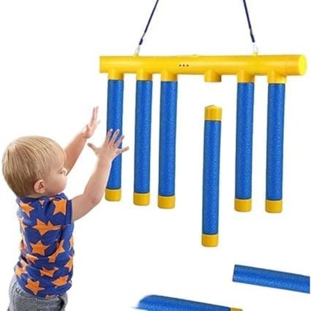 |HH| Catching Stick Game – Reaksjonstrening med 3 justerbare fallhastigheter, hånd-øye-koordinasjon og smidighetsspill for barn og voksne