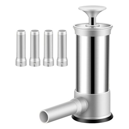 Korvstoppare med 4 Fyllningsrör i Olika Storlekar, Hemlagad Korvtillverkare, 100% NY