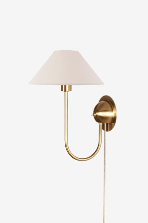 Globen Lighting - Vägglampa Iris - Beige - Vägglampor - Från Homeroom