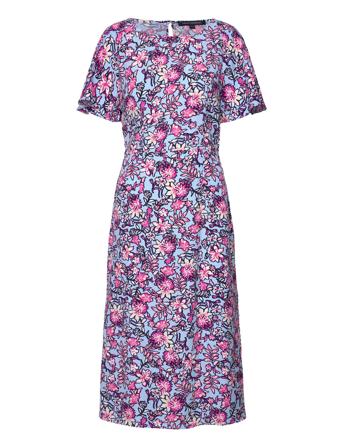 Fotini Delph Cut Out Back Drss French Connection Blue