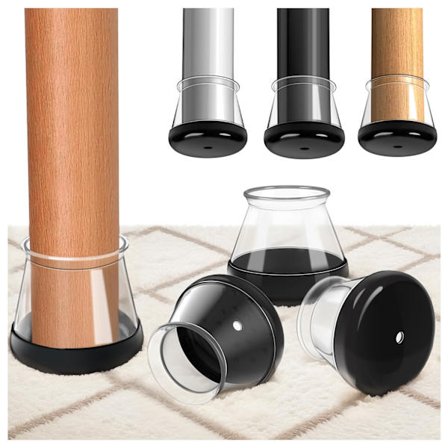 8 kpl tuolinjalkojen liukukiekot matolle, tuolinliukut, pyöreät huonekalujen tuolinjalkojen suojakorkit, täydellinen ratkaisu matoille tai matolle