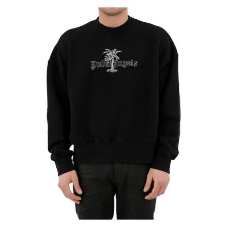 Palm Angels - Tröjor - Svart - Herr - Storlek: M, Herr, Storlek: M