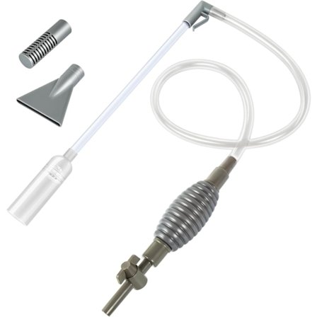 Akvarium Sifon Dammsugare för Grus och Sand, Akvarium Dammsugare Grusrengörare, Manuellt Vattenbytare för Akvarium