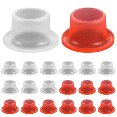 Läckagesäker tätningsbricka för kran 20 st Läckagesäker silikonpropp 1/4 tum slang för duschslangstätning