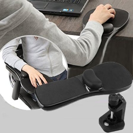 Käsinoja hiirialustalla - ergonominen työpöydälle/tuolille