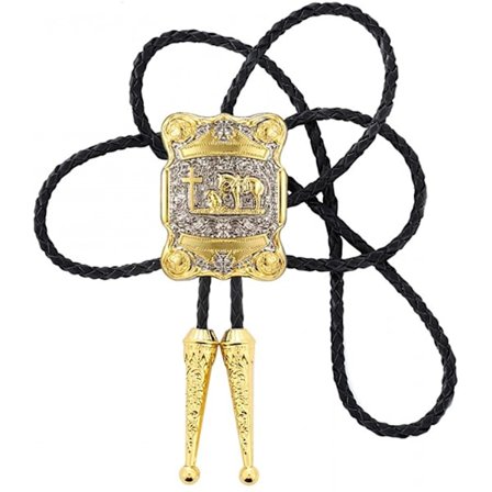 Fashion Cowboy Western Tie, Bolo Tie för män Häst huvudhänge Halsband