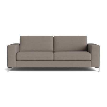 Pesaro 3 personers sofa - Basel Lys Gråbrun - 222x92x84 - Sofa, 3 personers sofa