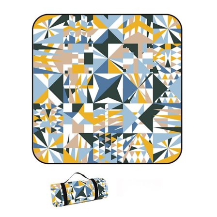 Picknickfiltar, Boho Picknickmatta Vattentät Vikbar, Sandsäker Stor Utomhusmatta, för Fester, Camping, Park, Resa, Gräs Gåvor, Stil 31