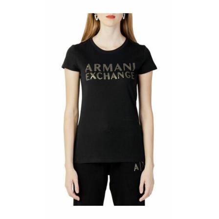 Armani, T-Shirts Zwart, Dames, Maat:XL