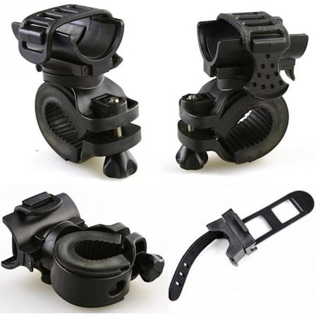 360 Asteen Pyörän Taskulampun Pidike Pyörän Teline Pyörän Pidike