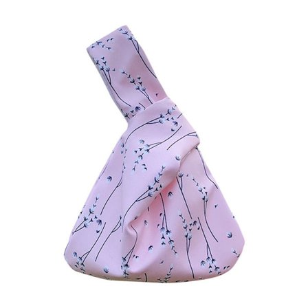 Knot Wrist Bag Handle Bag PINK