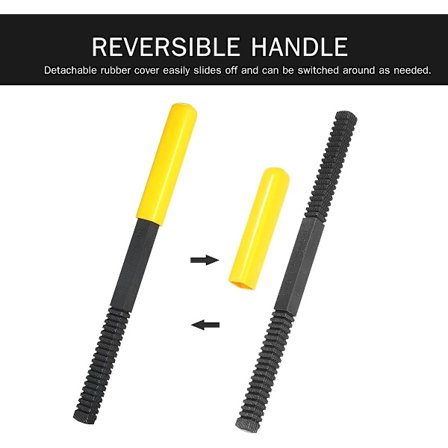 ING Metrisk 8-i-1 0.75, 1.0, 1.25, 1.5, 1.75, 2.0, 2.5, 3mm Gevindreparationsværktøj Stålgevindfil til bolte, tappe, fittings