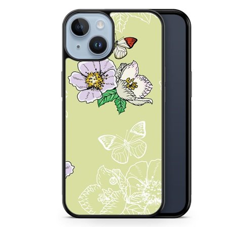 Bjornberry Skal iPhone 14 Plus - Fjärilsblomma
