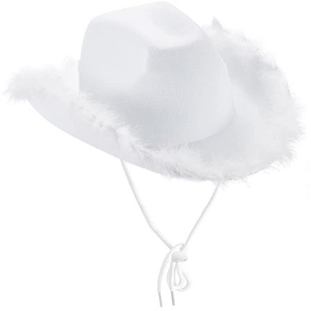 Feather Cowboy Hat Cowgirl Hat