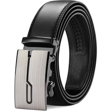 Miesten vyö automaattisoljella - Miesten koko, 3,5 cm leveä - Musta, 120 cm