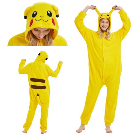 Pet Elv tecknad jumpsuit pyjamas Pikachu
