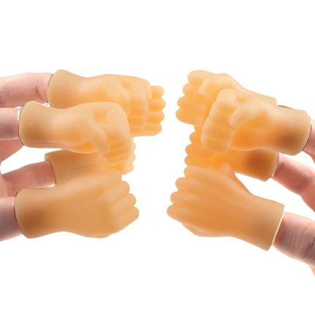 10 stycken knytnävefingerdockor, litet knytnäveangrepp Ja